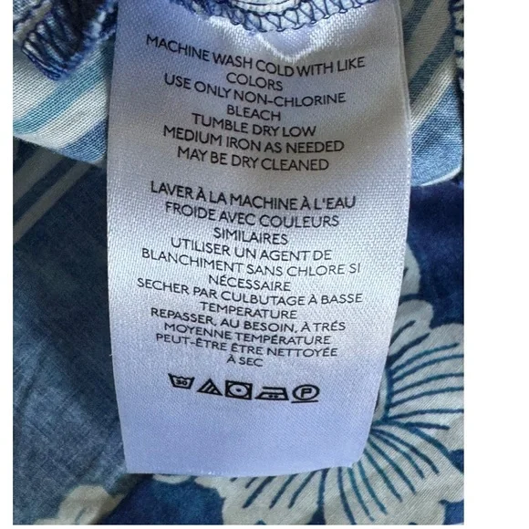 Anthropologie Printed V-Neck Buttonfront Shirtdress XS - Picture 15 of 16